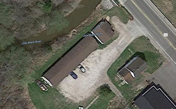 Black River Motel - Aerial Map